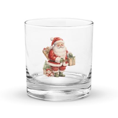 Santa Claus (2) Rocks Glass