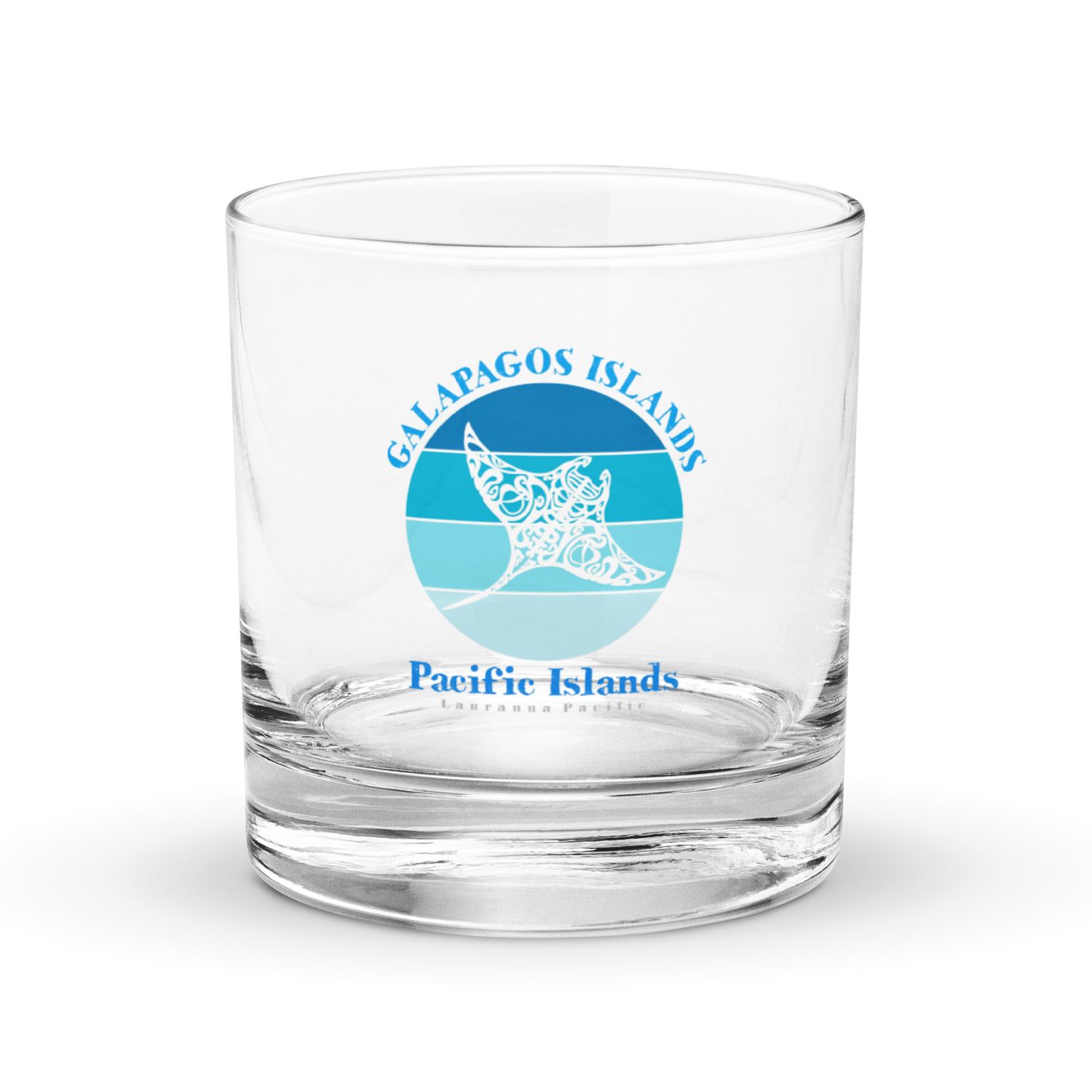 Manta Ray Galapagos Islands Rocks Glass