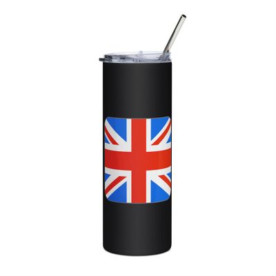 United Kingdom Flag Stainless Steel Tumbler