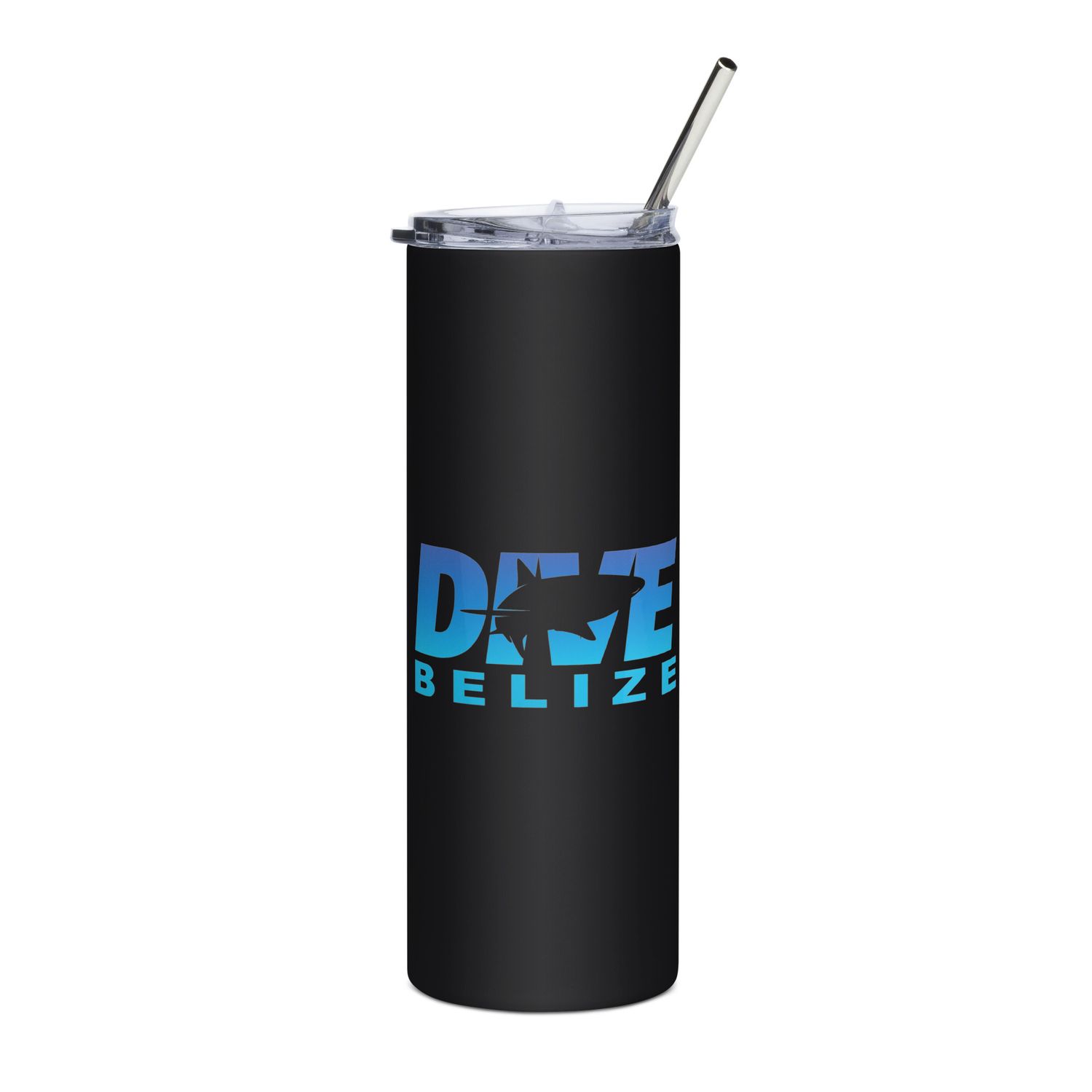 Dive Belize with Shark Stainless Steel Tumbler