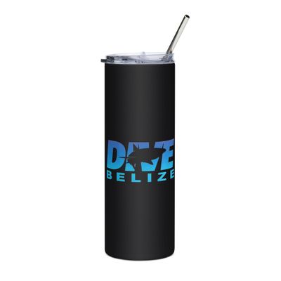 Dive Belize with Shark Stainless Steel Tumbler