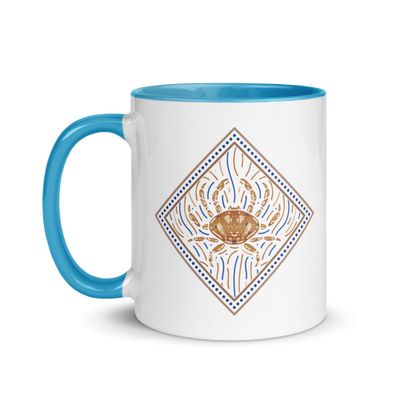 Western Zodiac Cancer Mug with Color Inside