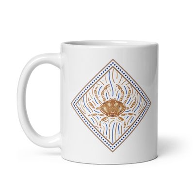 Western Zodiac Cancer White Coffee Mug