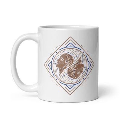 Western Zodiac Gemini White Coffee Mug