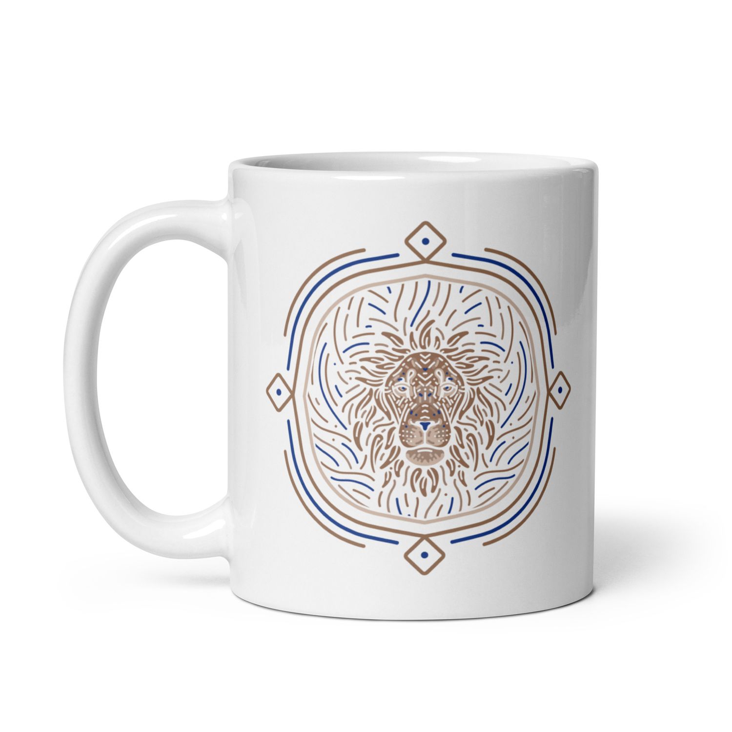 Western Zodiac Leo White Coffee Mug