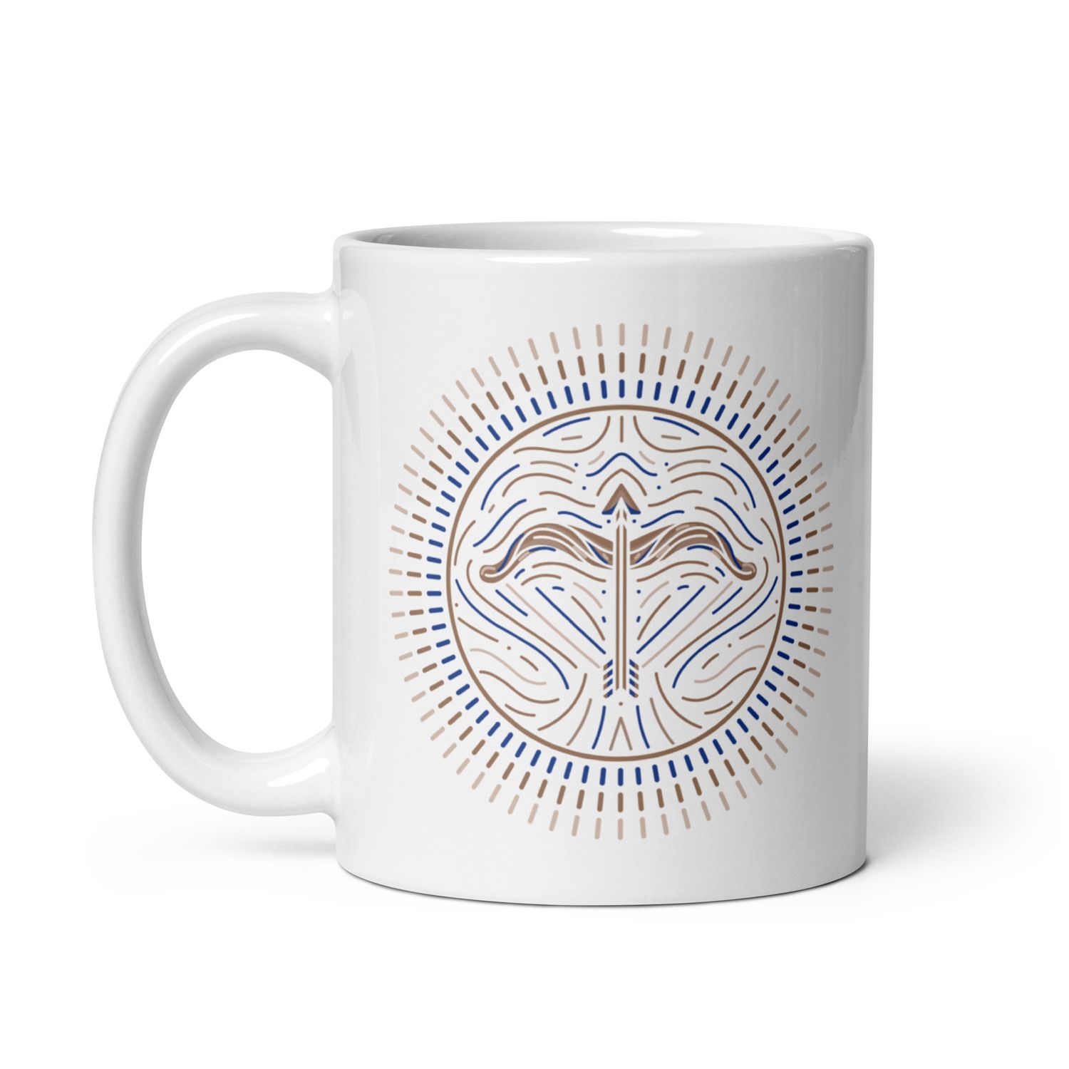 Western Zodiac Sagittarius White Coffee Mug