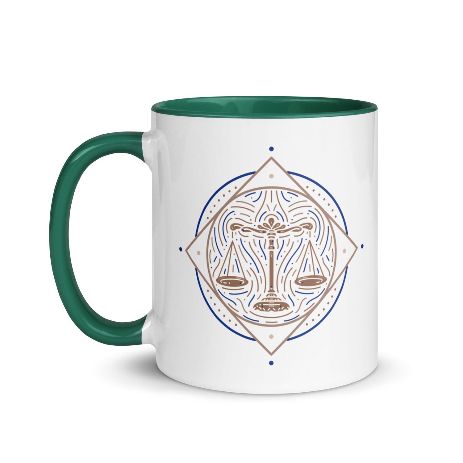 Western Zodiac Libra Mug with Color Inside
