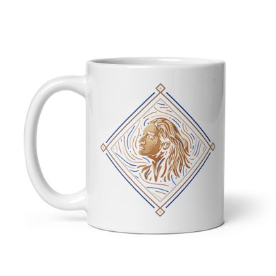 Western Zodiac Virgo White Coffee Mug