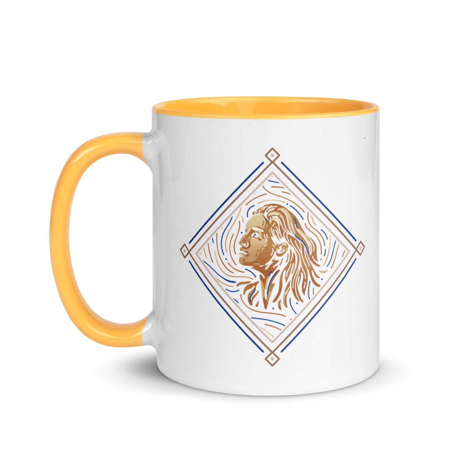 Western Zodiac Virgo Mug with Color Inside