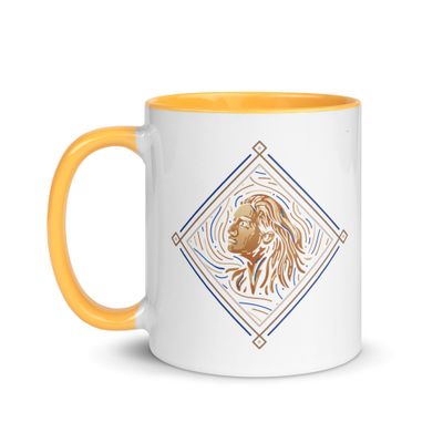 Western Zodiac Virgo Mug with Color Interior