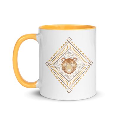 Native American Zodiac Bear Mug with Color Interior