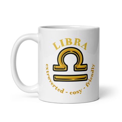Zodiac Traits Libra White Coffee Mug
