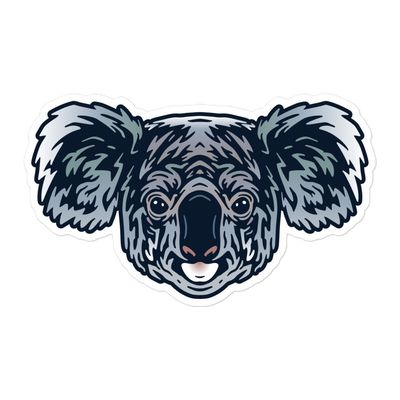 Australian Koala Portrait Sticker