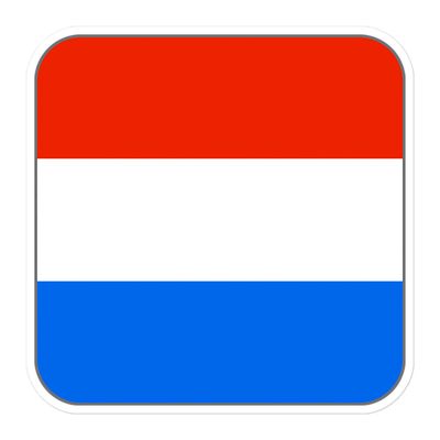 Netherlands Flag Sticker