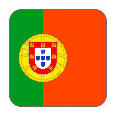 Portugal Flag Sticker