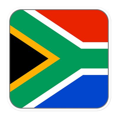 South Africa Flag Sticker