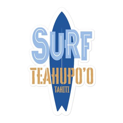 Surfboard Teahupoo Sticker