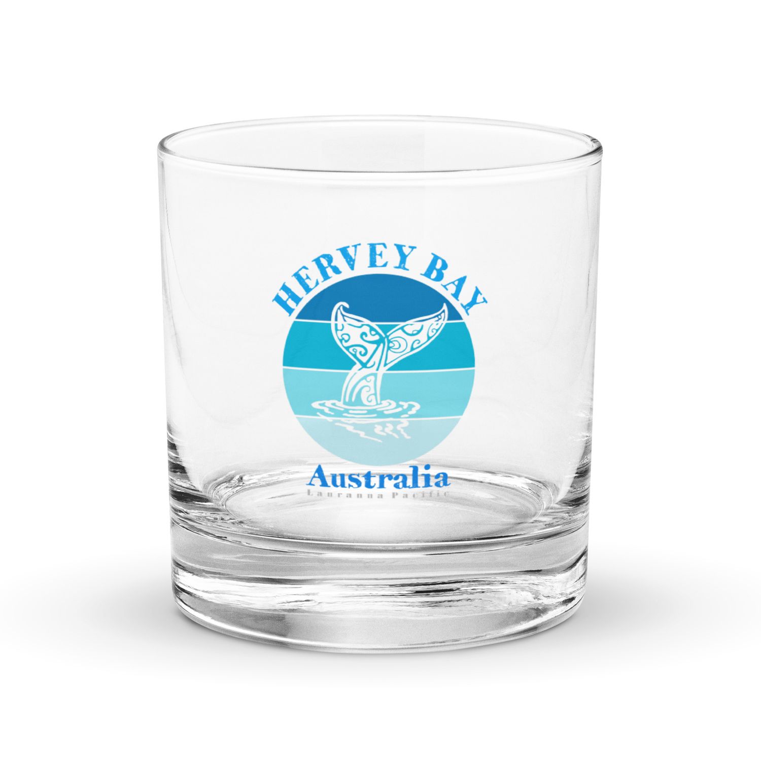 Whale Tail Hervey Bay Australia Ocean Rocks Glass