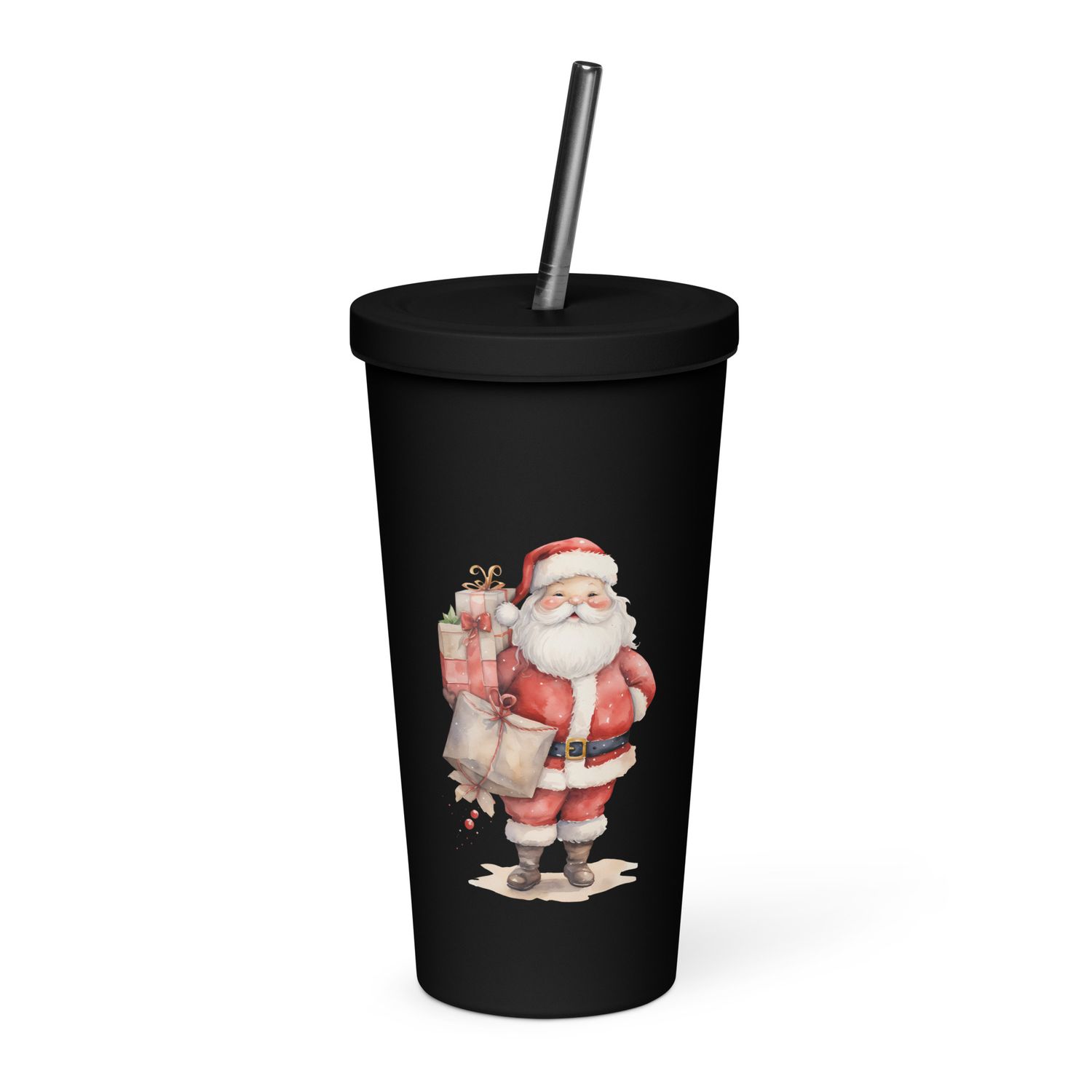 Santa Claus (6) Insulated Tumbler with a Straw