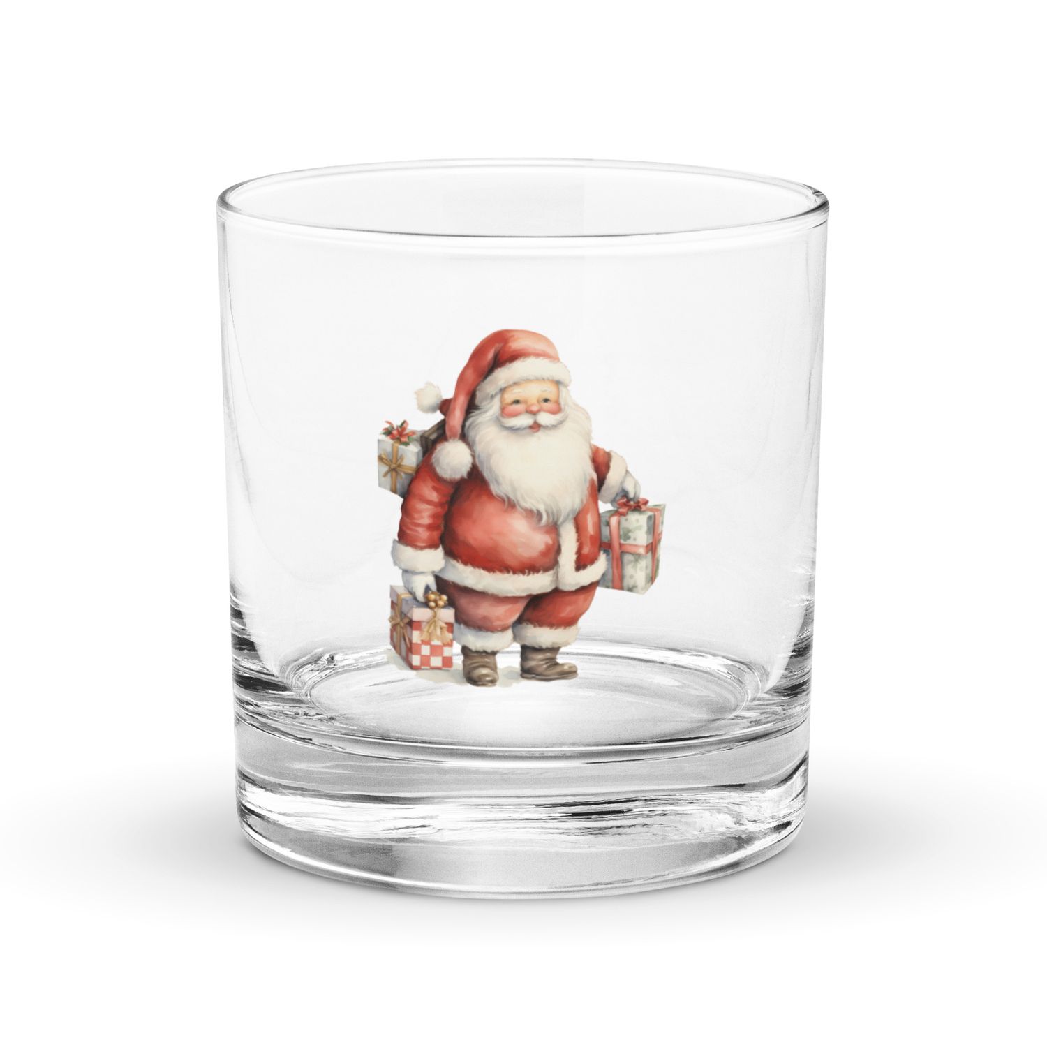 Santa Claus (8) Rocks Glass