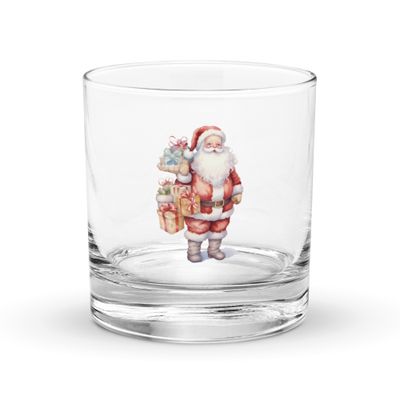 Santa Claus (9) Rocks Glass