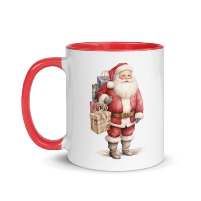 Santa Claus (7) Mug with Color Inside