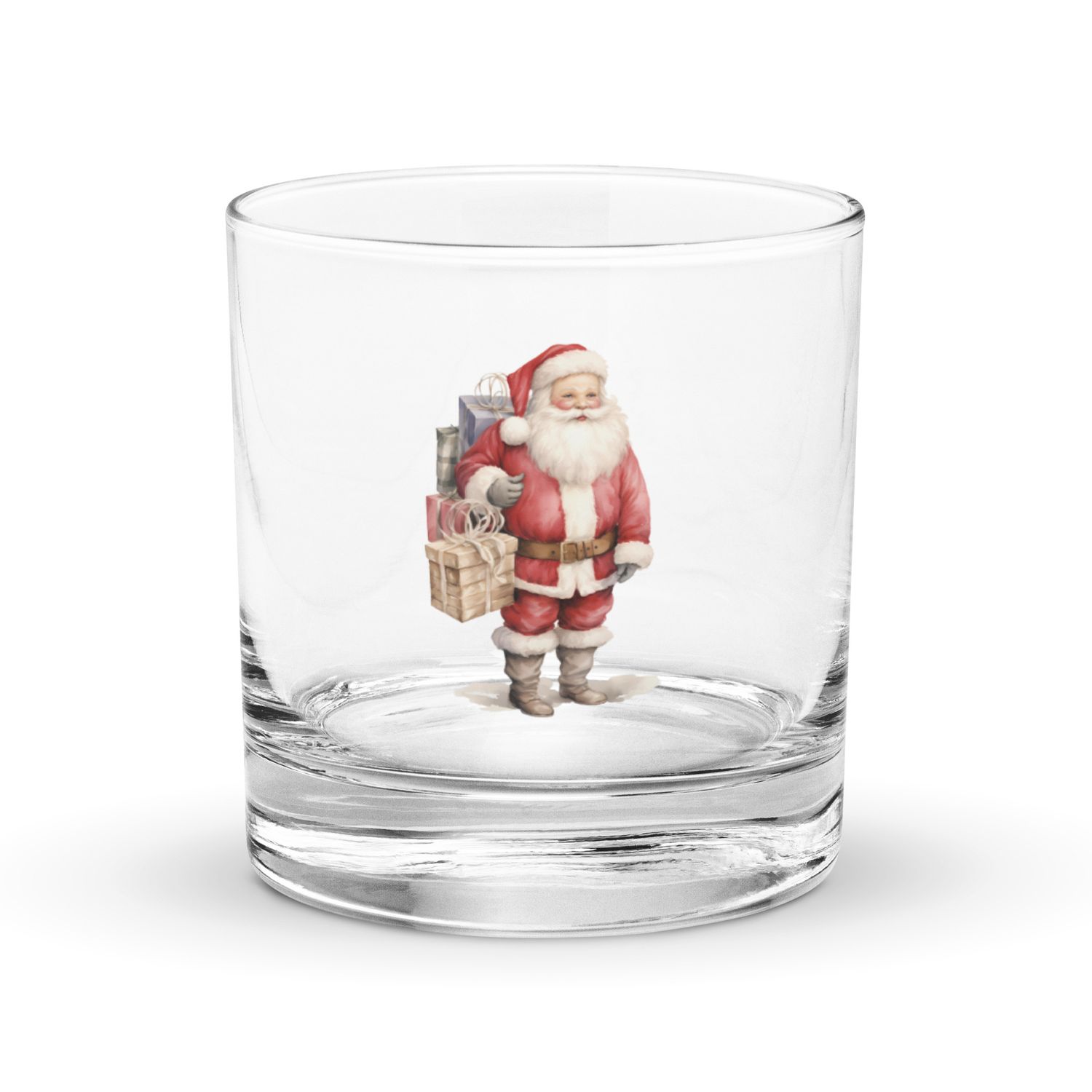 Santa Claus (7) Rocks Glass