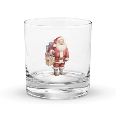 Santa Claus (7) Rocks Glass