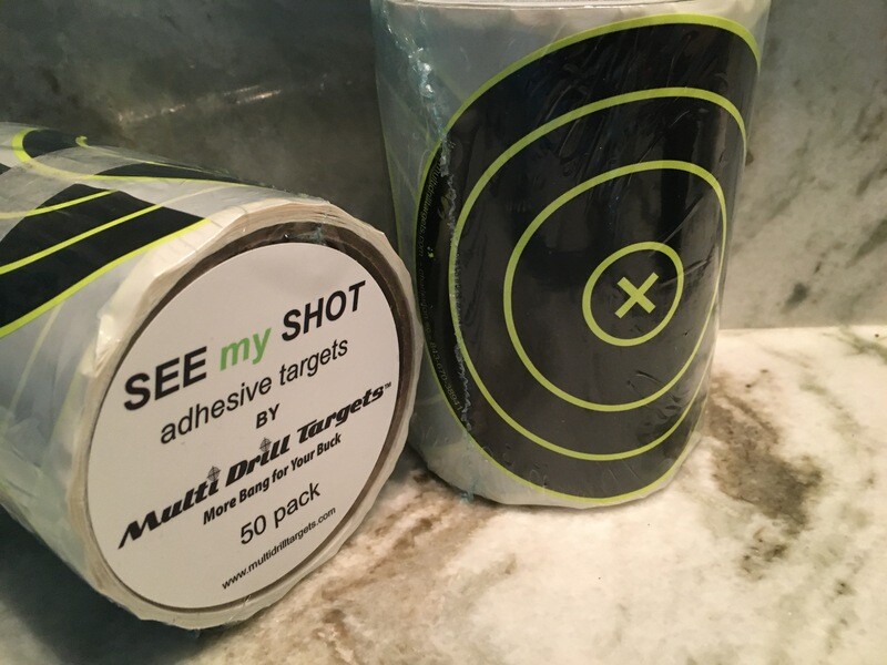 See My Shot - Adhesive Splatter Targets - 50 Count