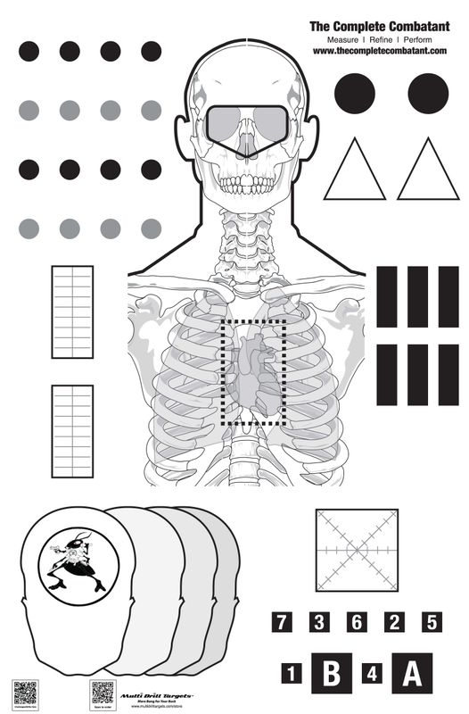 The Complete Combatant Core Rifle Target - 25 Pack