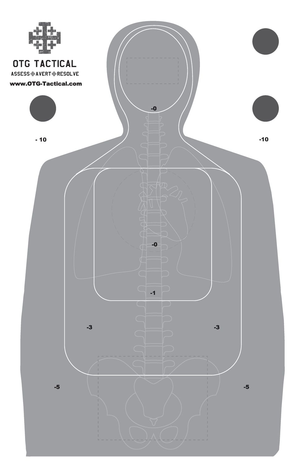 OTG Tactical - TQ Legacy Target - 50 Pack OTG Tactical - TQ Legacy Target - 50 Pack