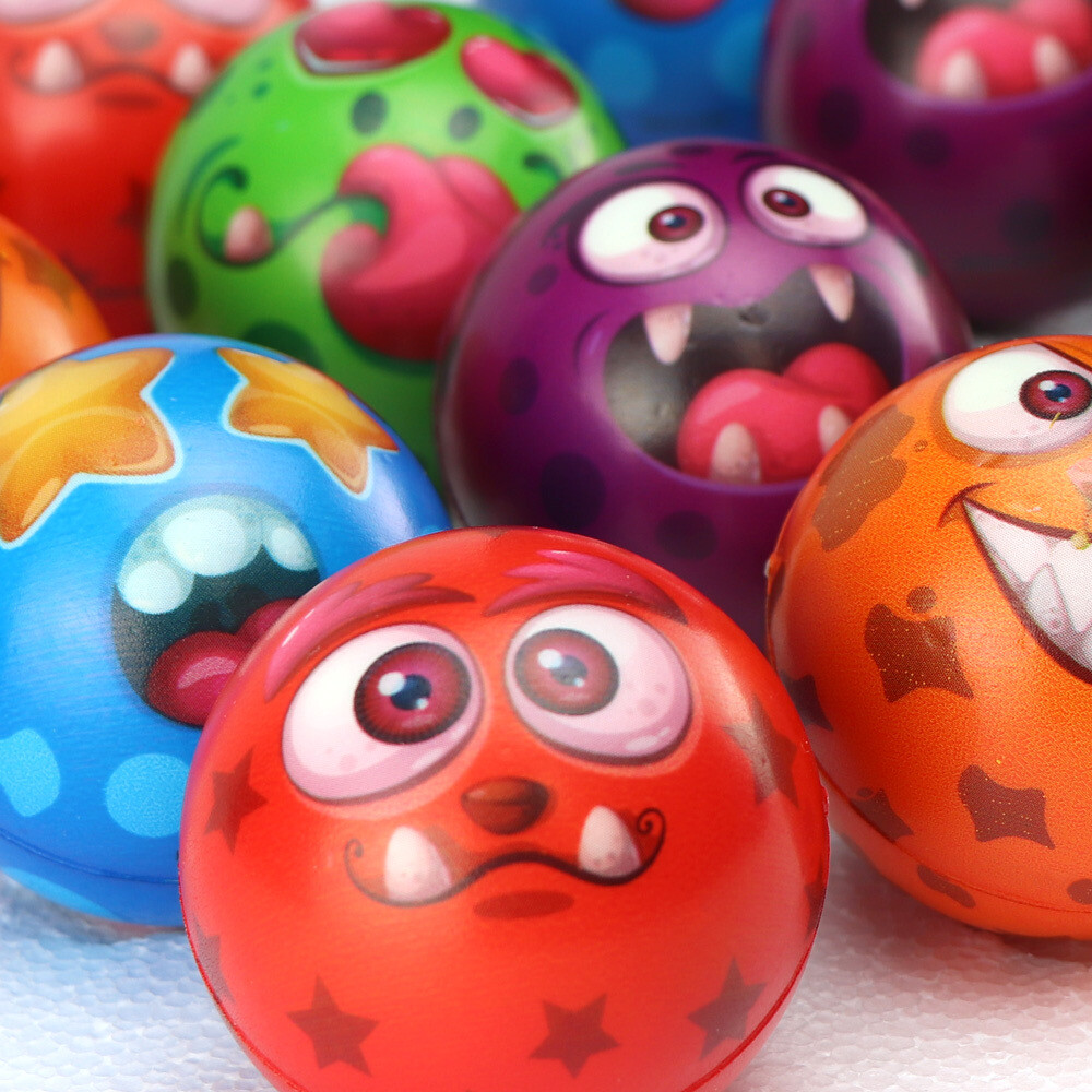 2.5” Silly Faces Stress Balls S&B Candy & Toy CoSt. Louis Game Co.