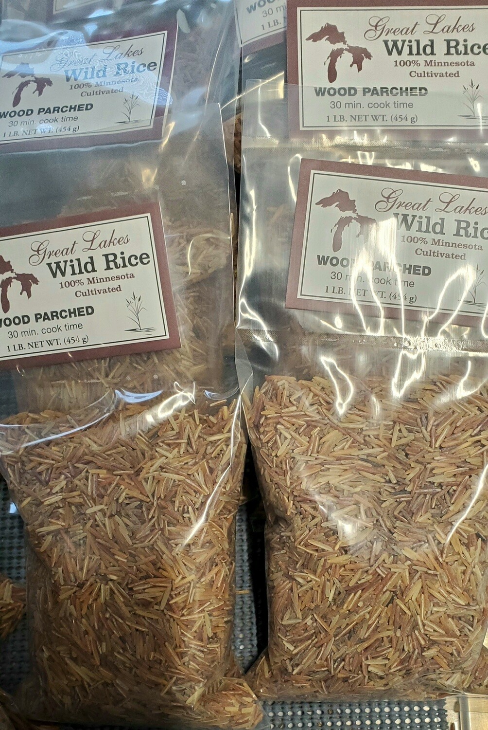 Wood Parched (Fast Cook) Wild Rice 20 1 LB Bags