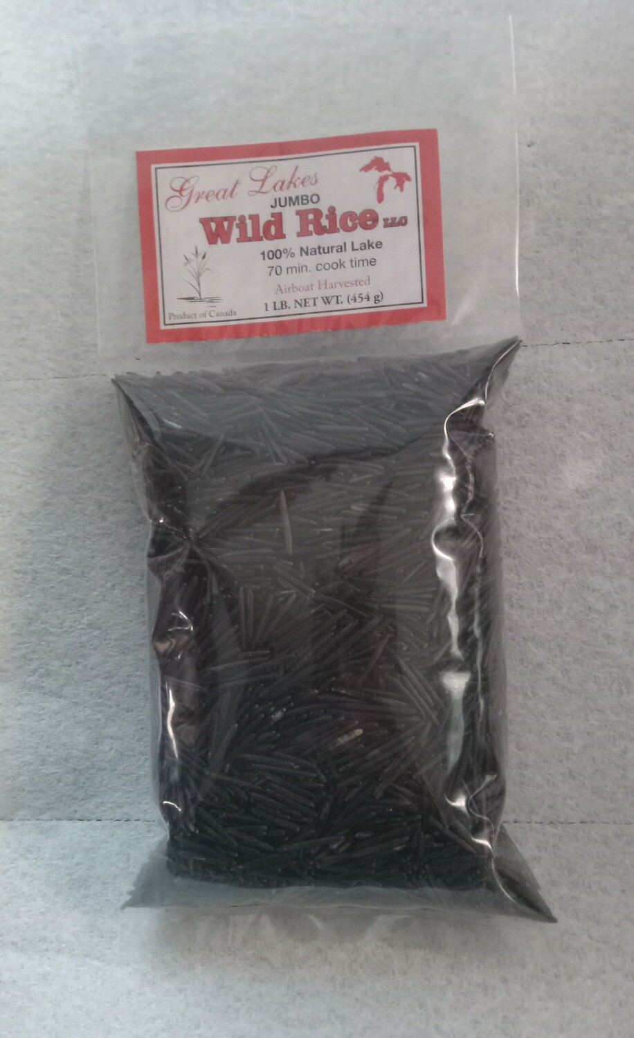 JUMBO CANADIAN LAKE WILD RICE 
20- 1 LB BAGS