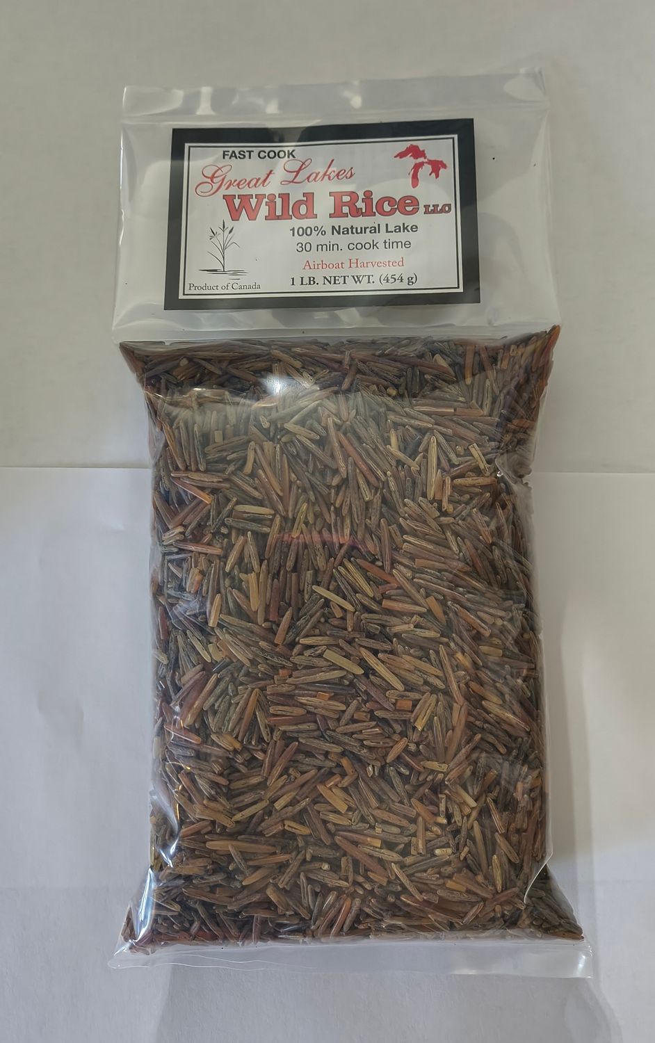 CANADIAN LAKE WOOD PARCHED WILD RICE 10 - 1 LB Bags