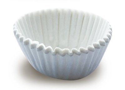 5000 White Glassine Chocolate Cups 25mm x 16mm