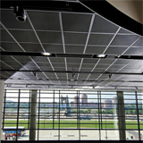 pinta Squareline Ultra Metal Ceiling Tiles with Fleece Insert
