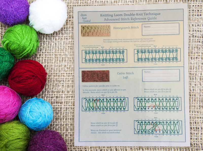 Advanced Loom Knit Stitch Reference Guide