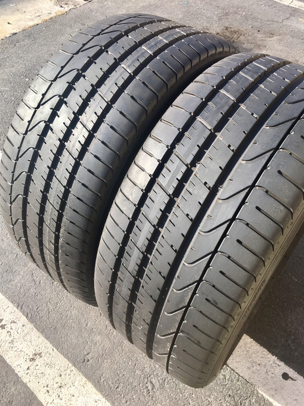 2 USED TIRES 275/35R20 Pirelli P ZERO RFT WITH 90% TREAD LIFE 