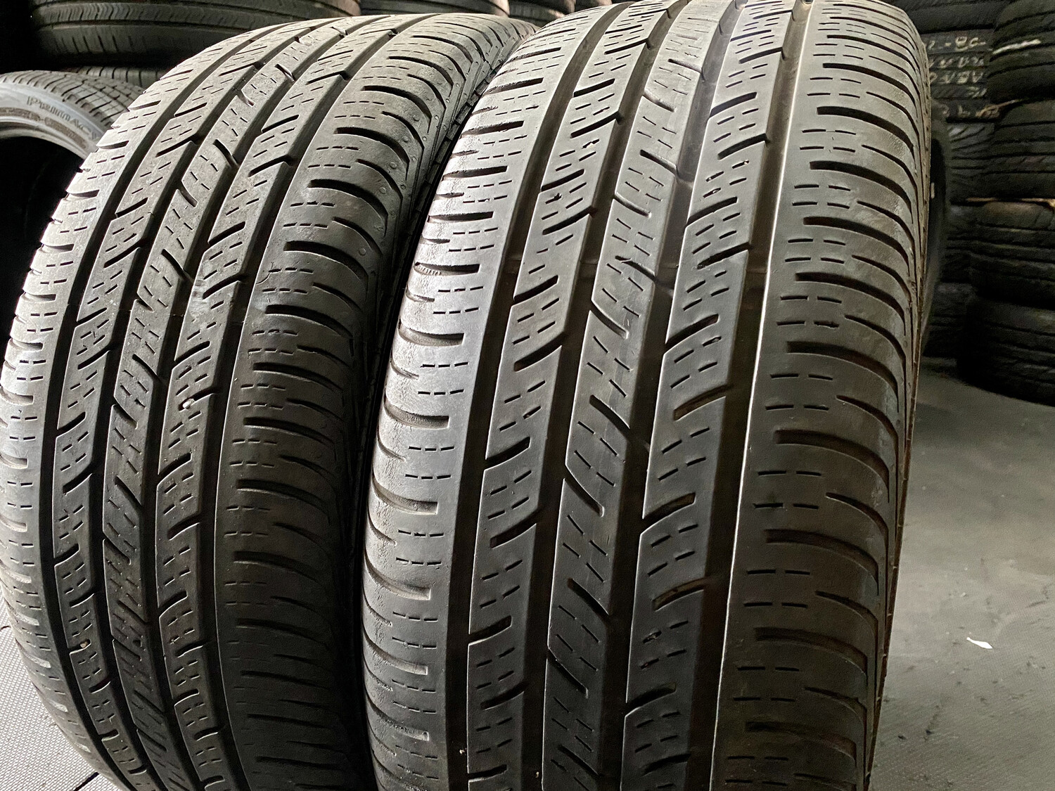 2 USED TIRES 225/45R17 Continental CONTI PRO CONTACT SSR WITH 6/32
