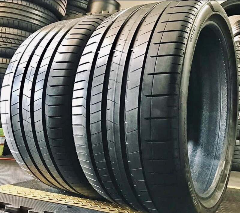 2 USED TIRES 315/30R21 Pirelli P ZERO PZ4 WITH 90% TREAD LIFE