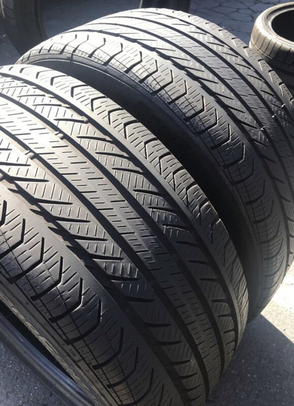 2 USED TIRES 245/40R18 Continental PRO CONTACT GX SSR WITH 60% TREAD LIFE