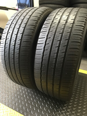 2 USED TIRES 235/40R19 Michelin PRIMACY MXM4 WITH 50% TREAD LIFE 