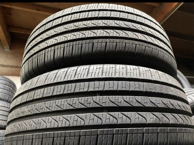 2 USED TIRES 225/40R19 Pirelli CINTURATO A\S RFT WITH 90% TREAD LIFE 