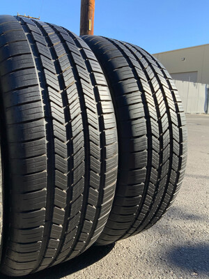 2 USED TIRES 235/45R19 Goodyear EAGLE LS-2 RUN ON FLAT WITH 90% TREAD LIFE 
