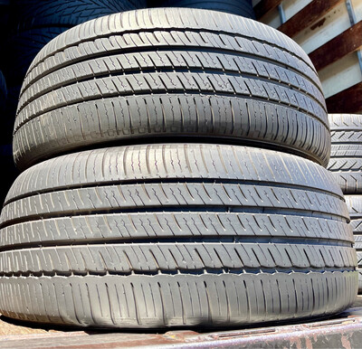 2 USED TIRES 245/45R19 Michelin PRIMACY MXM4 ZP WITH 60% TREAD LIFE 