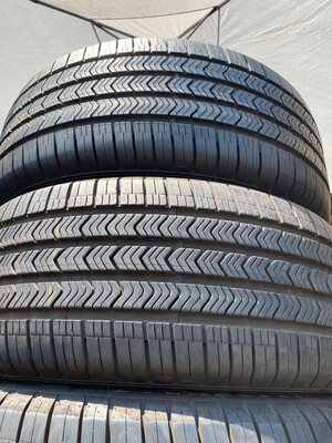 2 USED TIRES 245/40R19 Goodyear EAGLE SPORT A/S RUN ON FLAT WITH 90% TREAD LIFE 