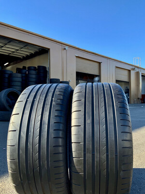 2 USED TIRES 275/35R20 Goodyear EAGLE F1 ASYMMETRIC 2 RUNONFLAT WITH 70% TREAD LIFE 