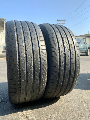 2 USED TIRES 275/50R20 Cooper DISCOVER SRXle WITH 50% TREAD LIFE