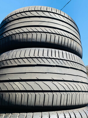2 USED TIRES 285/35R21 Continental CONTI SPORT CONTACT 5 Conti Seal WITH 90% TREAD LIFE